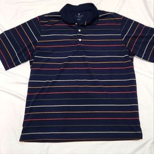 Mens Lyle & Scott Performance SS Polo Shirt Large Blue
